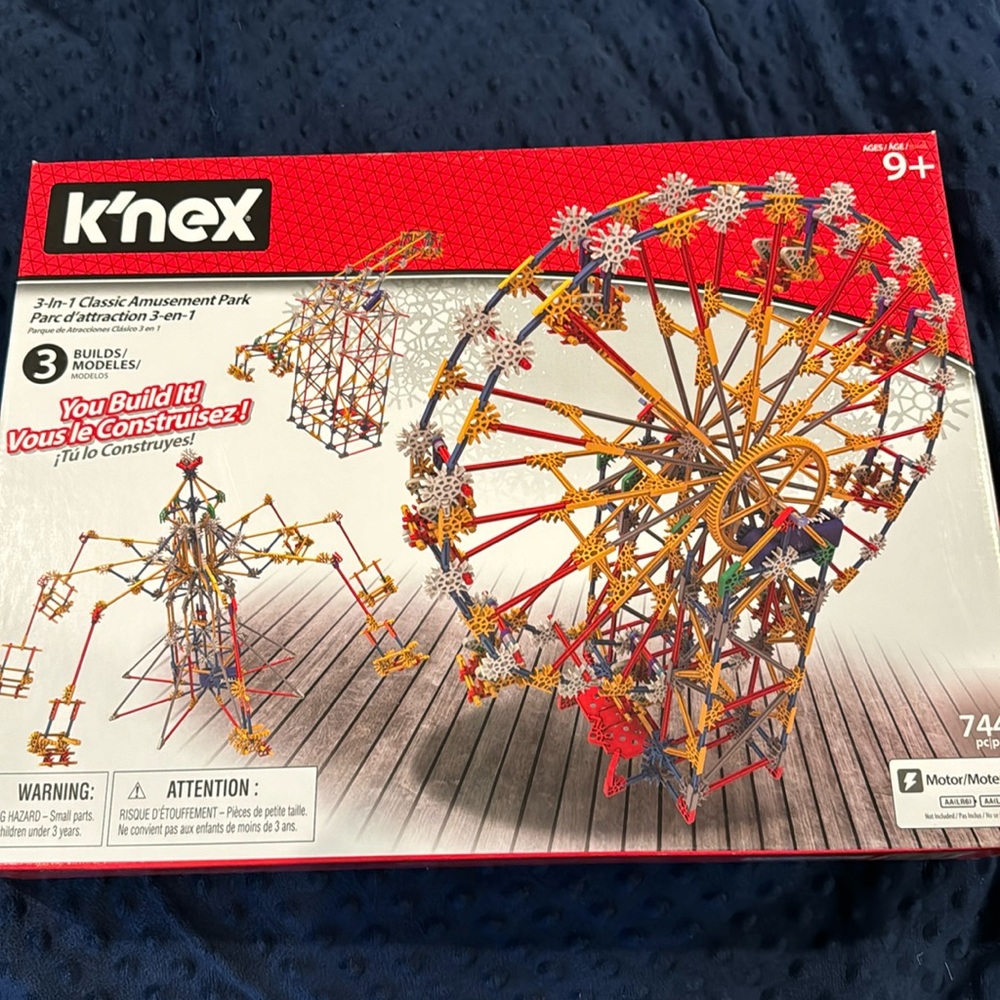 K’nex 3 in 1 Classic Amusement Park Building Set